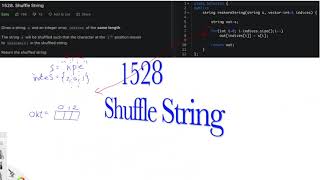 Leetcode 1528. Shuffle String