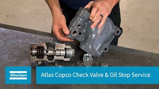 Atlas Copco Check Valve & Oil Stop Service | Atlas Copco Power Technique USA