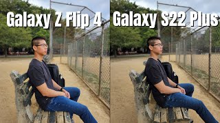 Samsung Galaxy Z Flip 4 vs S22 Plus Camera Comparison