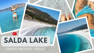 Turkish Maldives, really❓SALDA LAKE 🇹🇷 Walking tour [4K] ✅ Turn on subtitles #salda #saldalake