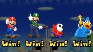 Mario Party 9 - Step It Up - Mario vs Luigi, Shy Guy, Magikoopa Master CPU | Cartoons Mee