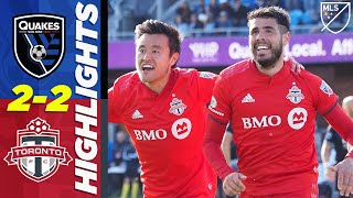 San Jose Earthquakes 2-2 Toronto FC | Pozuelo PK & Alanis' Sublime Free Kick | MLS HIGHLIGHTS
