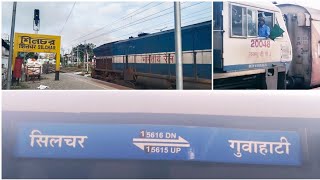 15616 Silchar - Guwahati Express #departing  from #silchar