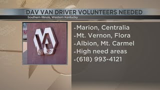 DAV needs volunteer drivers to get vets to their medical appointments