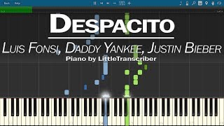 Luis Fonsi, Daddy Yankee - Despacito (Piano Cover) ft. Justin Bieber by LittleTranscriber