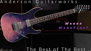 Anderson Guitarworks - Purple WakeSurf Arc Angel