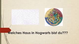 In welches Hogwarts Haus gehörts du?