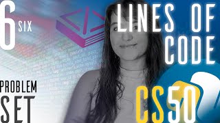 PROBLEM SET 6: LINES OF CODE | SOLUTION (CS50 PYTHON)