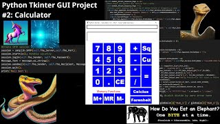Python Tkinter Project 02: Calculator