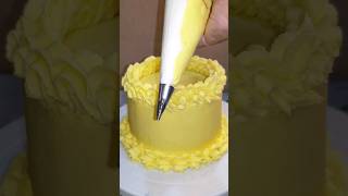How to use doll frill nozzle to make beautiful doll cakes #shorts #shortvideo #dollcake