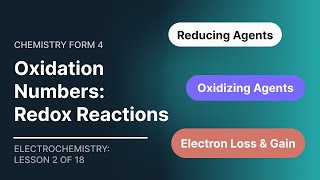 Oxidation Numbers; Redox Reactions  (Chem Form 4 Topic 4 Lesson 2 of 18)