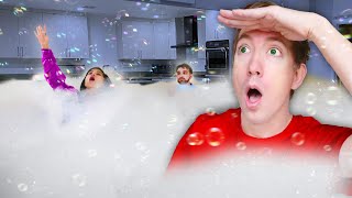 I FILLED MY HOUSE WITH BUBBLES!