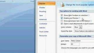 Templates in Word 2007
