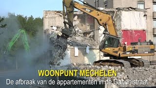 Woonpunt Mechelen - De afbraak van de appartementen