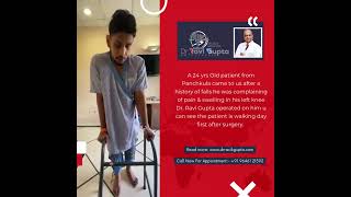 Patient Testimonials | Left knee operated | walking comfortably first day | @Bestkneeshoulder |#doctor