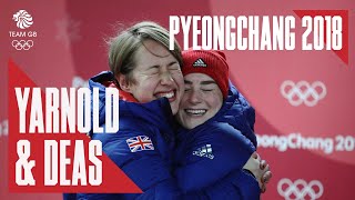 Double Skeleton Joy for Lizzy Yarnold & Laura Deas | PyeongChang 2018 Medal Moments