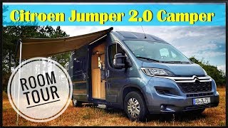 Citroen Jumper 2.0 Camper Room Tour -Clever Vans Camper