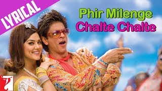 Lyrical: Phir Milenge Chalte Chalte Song with Lyrics | Rab Ne Bana Di Jodi | Jaideep Sahni