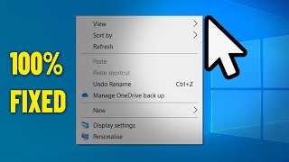 Mouse Cursor Right Click Context Menu Opens in left Side in Windows 10 / 8 / 7 - How To Fix 🖱️✅