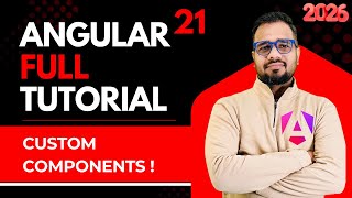 Angular 21 Tutorial in Hindi #9 | Custom Components Explained