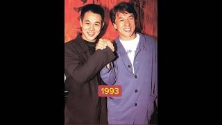Jet Li vs Jackie Chan, Through the Years (1983 -2023) #shorts  #transformation