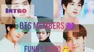 Bts intro interview funny video 😆 💜||Try not to laugh challenge!!!       ||#bts #viral#funny#video||