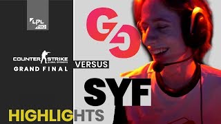 CSGO | Genuine Gaming vs SYF | Grand Final LAN | LPL Pro ANZ Championship