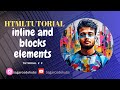 HTML Tutorial: Inline & Block Elements | Web Development Tutorials #9