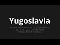 yugoslavia എങ്ങനെ ഉച്ചരിക്കണം