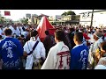 吉田火祭りの神輿落とし