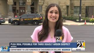 Clock ticking for potential plea deal for final suspect in deadly Warren arson