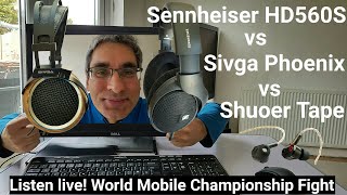 Recording Sivga Phoenix | Sennheiser HD560S | Shuoer Tape. Which sound best? Listen now