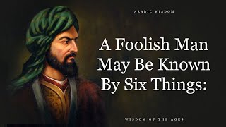 Short But Wise Arabic Proverbs and Sayings _ Deep Arabic Wisdom _ Quotes / Motivational Quotes