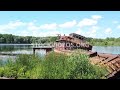 stock video sunken ships at chernobyl port chernobyl ukraine