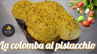 Colomba farcita al pistacchio ricetta con glassa