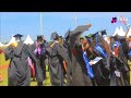 stephen destiny performing at 17th kumi university graduation ceremony