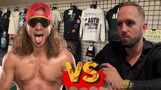 Joey Janela VS Dylan Bostic - GCW Merch Table January 31, 2025