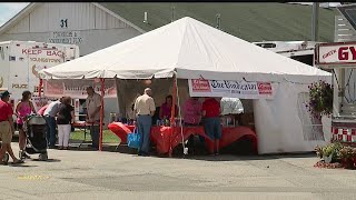 Warren Tribune Chronicle promotes their new Vindicator edition at Canfield Fair