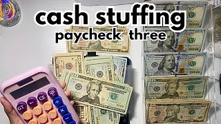 Cash Stuffing | Sinking Funds 2025 | January 2025 | Paycheck