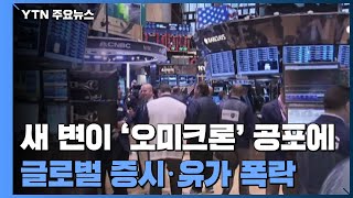 '오미크론' 공포에 글로벌 증시·유가 폭락...EU, 남부 아프리카 7개국 항공편 중단 / YTN