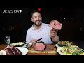 IMPOSSIBLE 14 LB STEAK CHALLENGE  UNDEFEATED IN 12 YEARS  MAN VS FOOD  LARGEST FOOD CHALLENGE