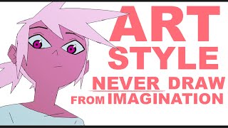 3 STEPS TO INSTANTLY FIND YOUR STYLE| NEVER draw from IMAGINATION!