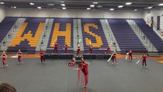 Cascade High School Varsity Winter Guard 2025 PPA Championship finals