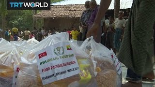 রোহিঙ্গা এইড: রাখাইন রাজ্যে ত্রাণ বিতরণ জীবন বাঁচায়