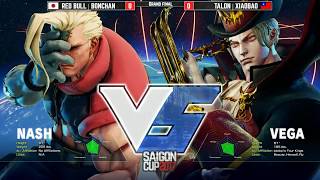 Saigon Cup 2017 - SFV TOP 8 Grand Finals - Bonchan (Nash) vs. Xiaobao (Claw, Necalli)