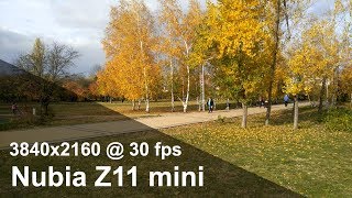 Nubia Z17 mini - 4K (2160p) camera video sample