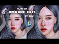 [Part 1] How To | Smudge Edit ft. Rosé Blackpink #ibisPaintX Full Tutorial || Moonlight Blossom ||