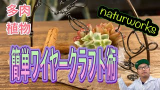 DIY ワイヤークラフト術（多肉植物屋さん）