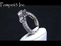 2.00ct vintage three stone diamond hand engraved engagement anniversary ring 14k white gold