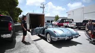 LIVE LOAD UP OF  THE 1958 Corvette - 8/01/22